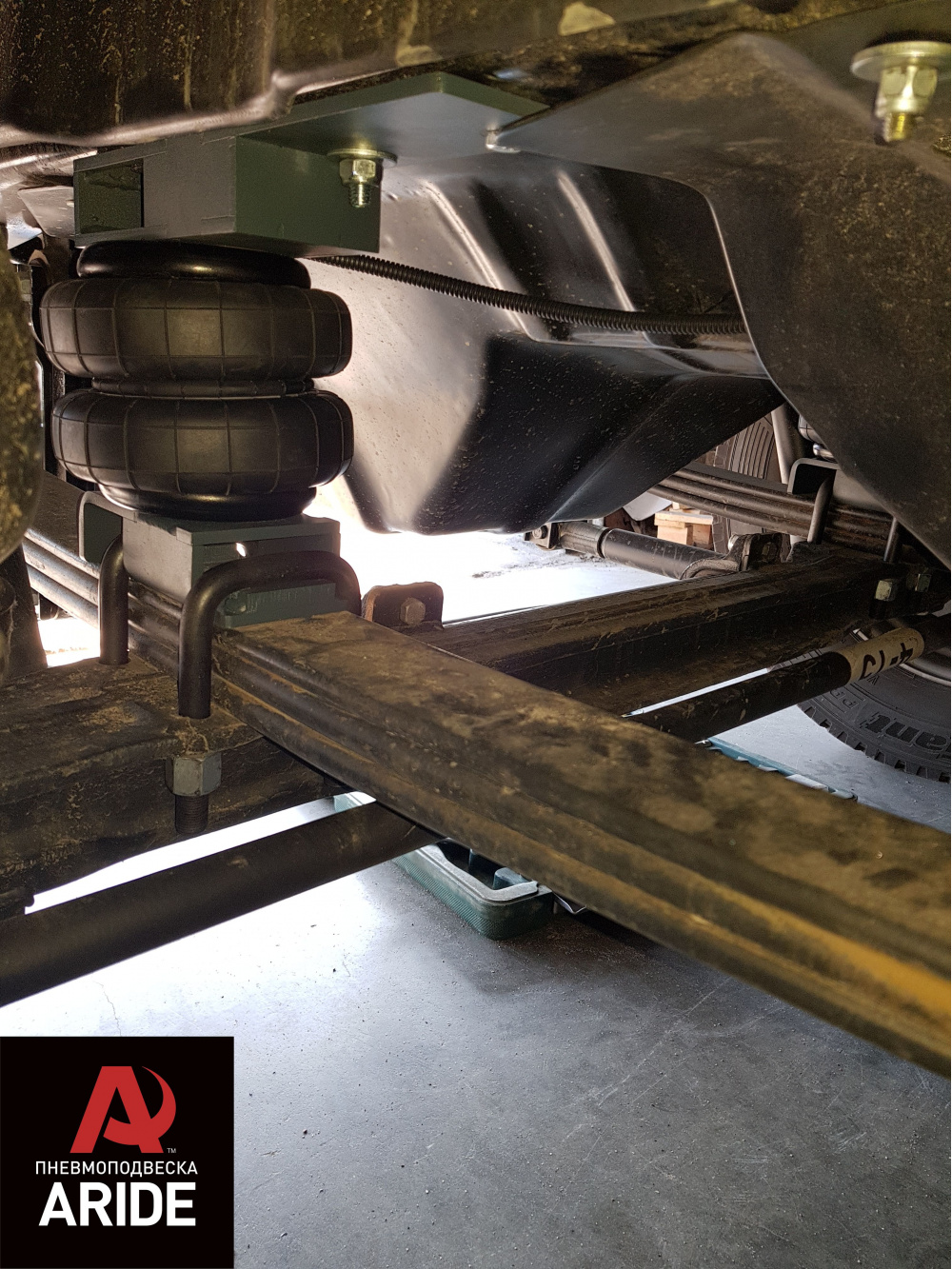 Пневмоподвеска на фургоны для перевозки мясных туш