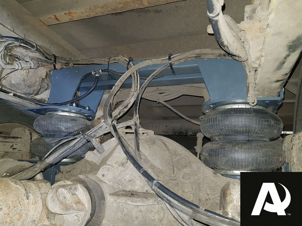 Установка пневмоподвески на МАН (MAN) LE 8_140 в Санкт-Петербурге - фото и описание работ, технические детали проекта и характеристики