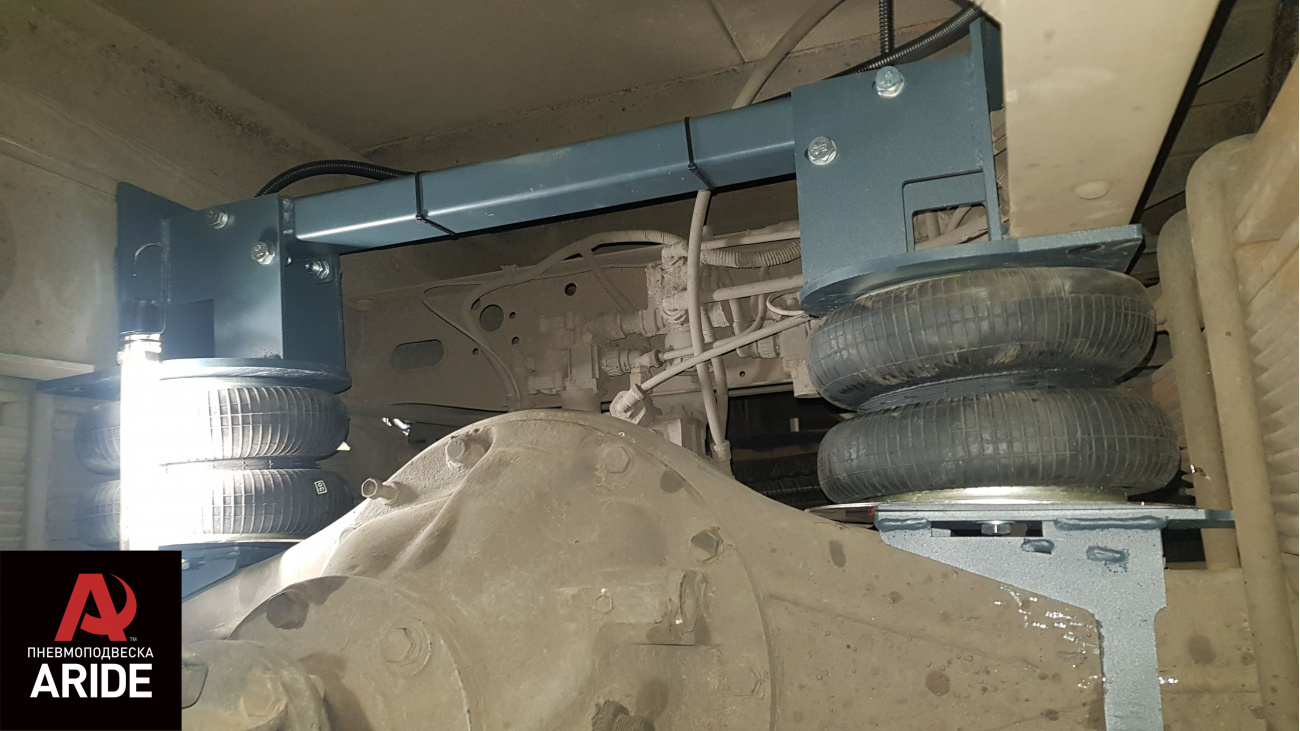 Пневмоподвеска на фургоны для перевозки животных