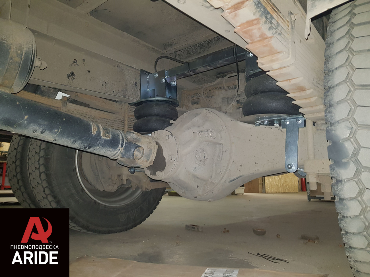 Пневмоподвеска на фургоны для перевозки хлеба