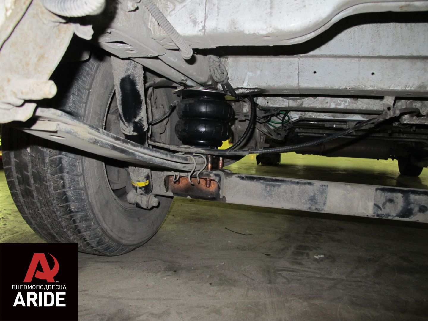 Пневмоподвеска на изотермический фургон ISUZU