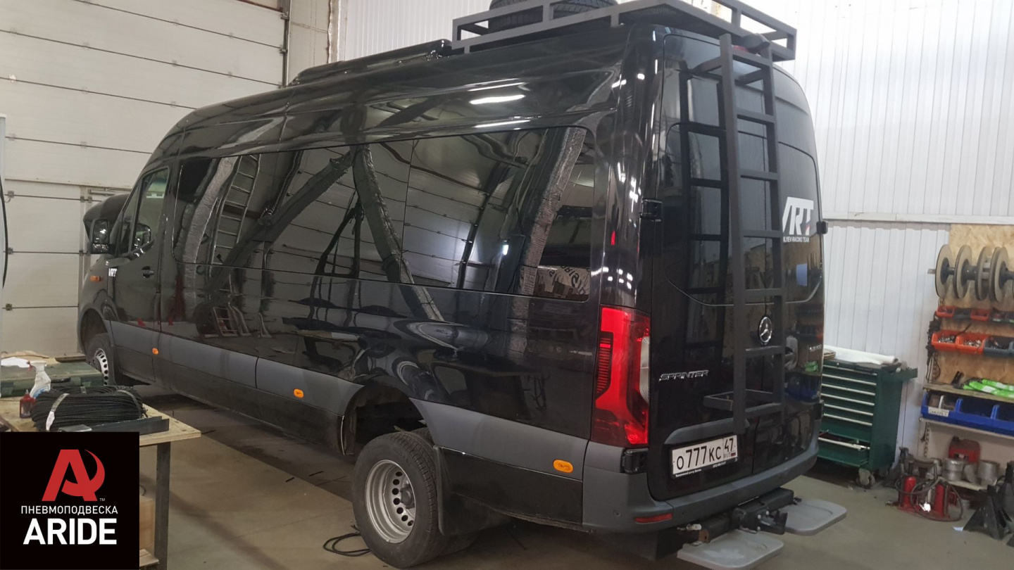 Пневмоподвеска на фургоны для мобильного офиса