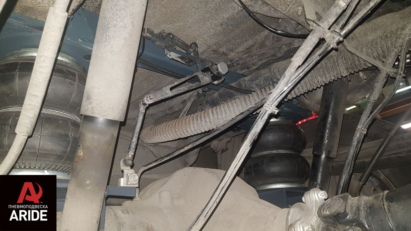 Пневмоподвеска на фургоны для мобильного офиса