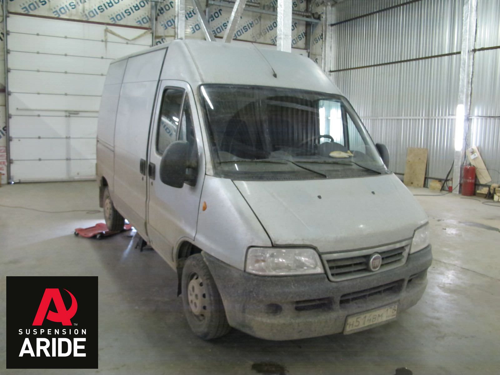 фото установки пневмоподвески на fiat ducato 244