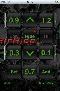 Управление пневмоподвеской с IPod