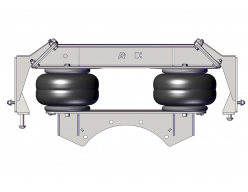 Пневмоподвеска Dongfeng C120, задняя ось 