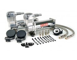 Комплект из 2-х компрессоров VIAIR 444C, хром