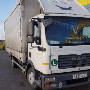 Установка задней пневмоподвески с управлением из салона ﻿MAN TGL_8_180