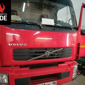 Установка передней пневмоподвески с управлением из салона ﻿Volvo FL240