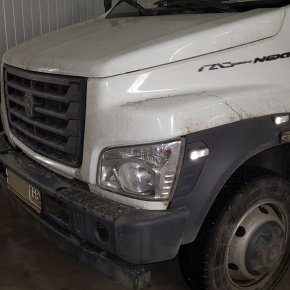 Установка передней и задней пневмоподвески  ﻿﻿ГАЗ (GAZ) Газон NEXT с системой управления из салона