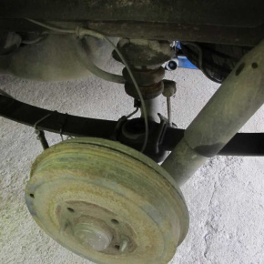 Задний мост с рессорами Fiat Doblo