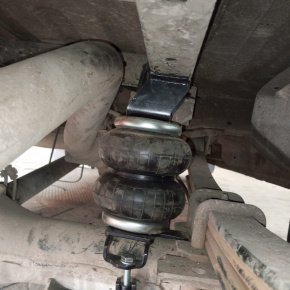 Задняя пневмоподвеска на JAC Sunray, Sollers Atlant односкатная ошиновка