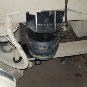 Пневмоподвеска на переднюю ось КАМАЗ 4308 (Камазенок) один отбойник