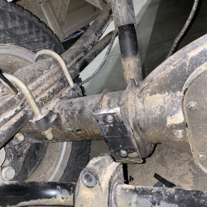 Подвеска задняя VOLKSWAGEN Crafter NF, двухскатная ошиновка моста