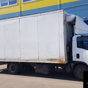 Установка пневмоподвески на заднюю ось ISUZU NPR75