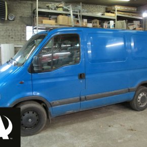 Установка пневмоподвески Renault Master X70 FWD 2003
