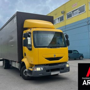 Установка комплекта пневмоподвески Renault Midlum