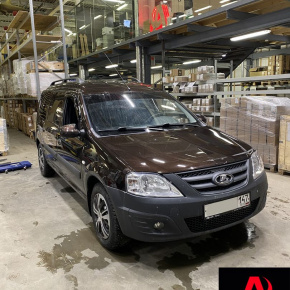 Установка задней пневмоподвески Lada Largus