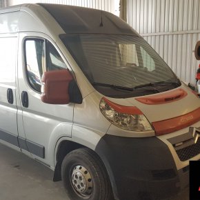 Установка осевого комплекта на ниппелях Citroen Jumper