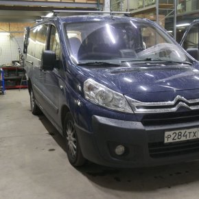 Установка пневмоподвески Citroen Jumpy