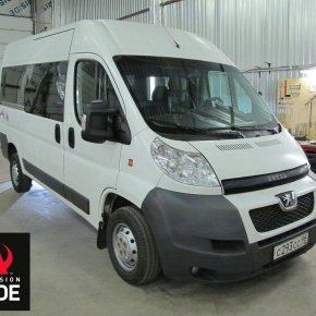 Peugeot Boxer пассажирский фургон - установка пневмоподвески