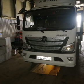 Установка пневмоподвески на Foton Aumark S120 (BJ 1128)