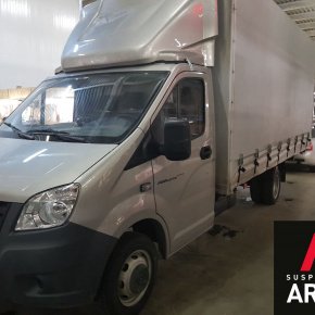 Установка пневмоподвески на заднюю ось Газель NEXT