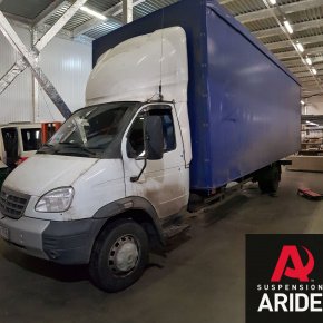 Установка пневмоподвески на переднюю и заднюю ось Газ Валдай