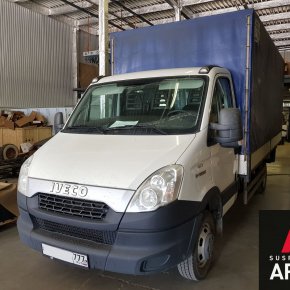 Установка пневмоподвески и системы управления на заднюю ось Iveco Daily 35C (14.05.2018)