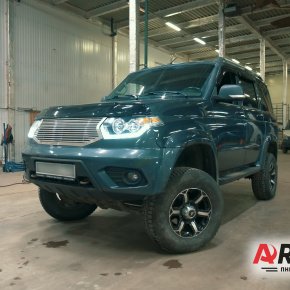 Установка пневмоподвески на УАЗ Патриот 