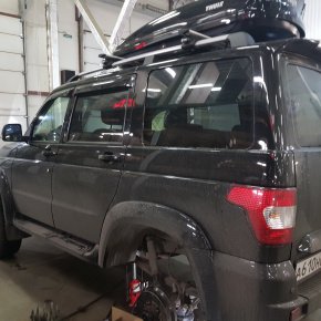 Усиленные рессоры на УАЗ Патриот или пневмоподвеска