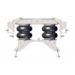 Пневмоподвеска Hyundai HD120 (1997 - 2013), мост без амортизаторов, задняя ось