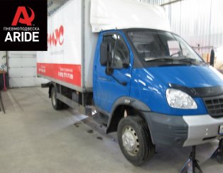 Установка передней пневмоподвески ГАЗ Валдай