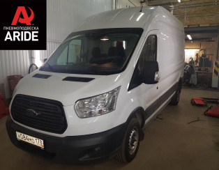 Установка задней пневмоподвески с управление из салона ﻿Ford Transit FWD