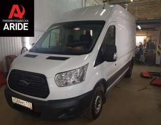 Установка задней пневмоподвески с управление из салона ﻿Ford Transit FWD