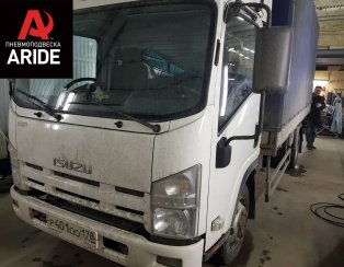 Установка задней пневмоподвески ﻿Isuzu NP75