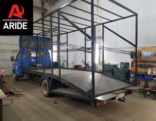 Установка задней пневмоподвески ГАЗ (GAZ) Газель NEXT Бизнес