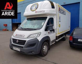 Установка задней пневмоподвески ﻿Fiat Ducato