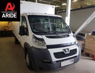 Установка задней пневмоподвески с управление из салона ﻿Peugeot Boxer