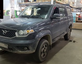 Установка задней пневмоподвески ﻿УАЗ Патриот Карго