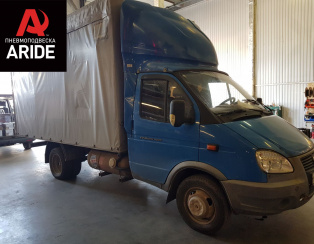 Установка пневмоподвески на заднюю ось с управлением из салона ﻿ГАЗ (GAZ) Газель