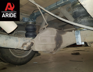 Установка усиленной задней пневмоподвески с управлением из салона ﻿﻿ГАЗ (GAZ) Газель NEXT