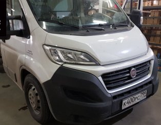 Установка задней пневмоподвески с управлением из салона ﻿Fiat Ducato