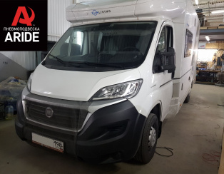 Установка комплекта задней пневмоподвески с двухконтурной системой управления ﻿Fiat Ducato