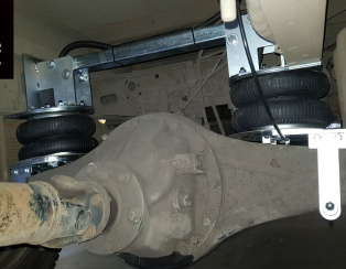 Установка задней пневмоподвески с управлением из кабины ﻿ГАЗ (GAZ) Газон NEXT