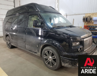 Установка пневмоподвески на заднюю ось GMC Savanna