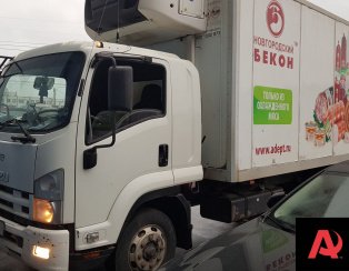 Установка пневмоподвески передней и задней оси на ISUZU Forward 