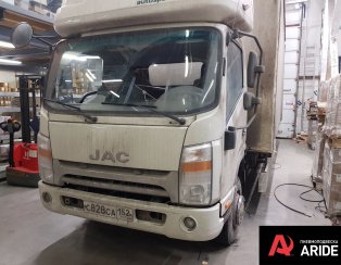 Установка пневмоподвески на JAC N-80