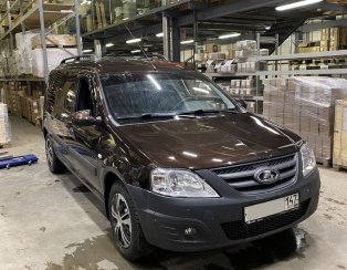 Установка задней пневмоподвески Lada Largus