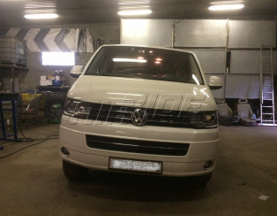 Установка пневмоподвески на Volkswagen Multivan 4 motion 2014г.в.